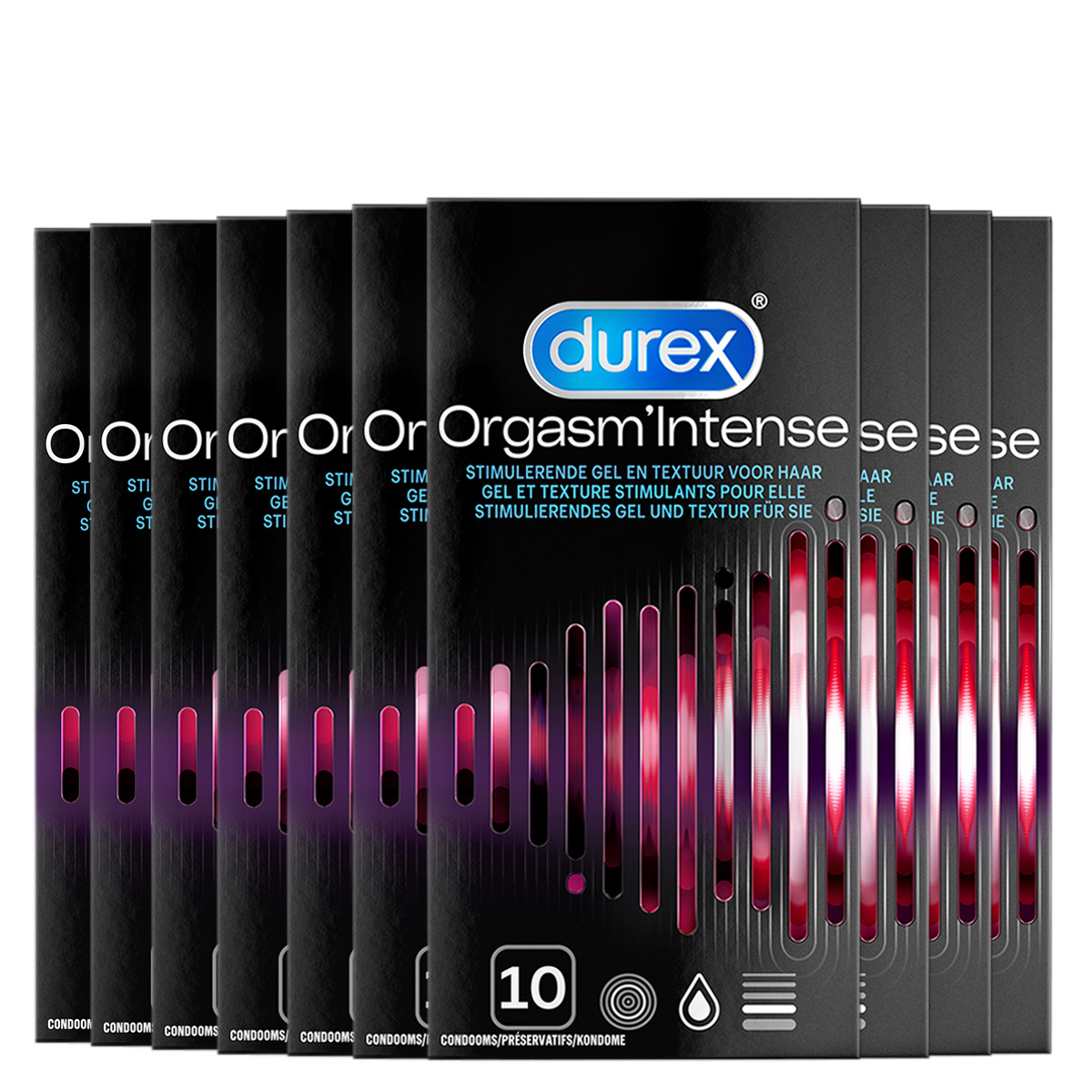 Durex Condooms Orgasm Intense 10st x10
