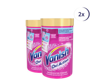 Vanish Oxi Action Wasbooster Poeder 1.5 kg x2