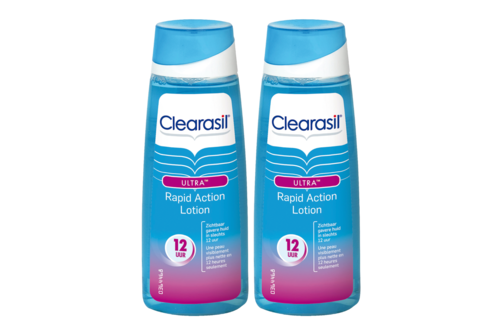 Clearasil Reinigingslotion Ultra Rapid Action Lotion 200ml x2