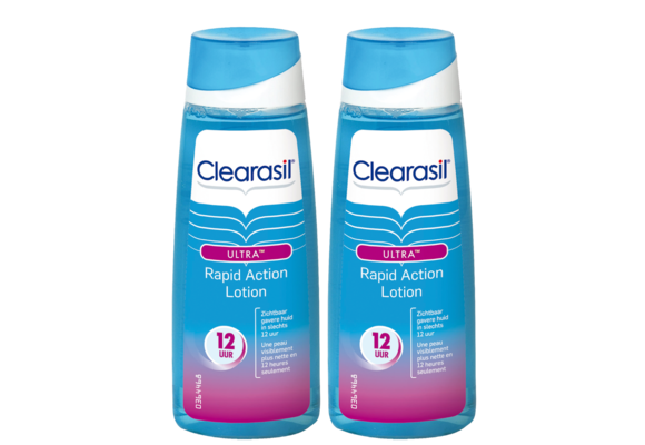 Clearasil Reinigingslotion Ultra Rapid Action Lotion 200ml x2