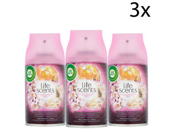 Air Wick Freshmatic Automatische Spray Luchtverfrisser - Life Scents Zalige Zomer - Navulling 250ml x3
