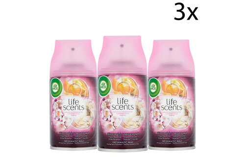 Air Wick Freshmatic Automatische Spray Luchtverfrisser - Life Scents Zalige Zomer - Navulling 250ml x3