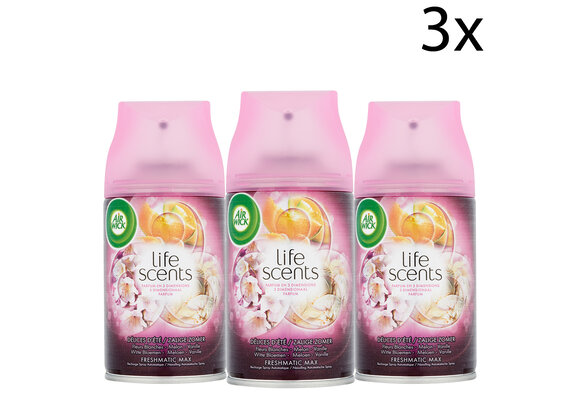 Air Wick Freshmatic Automatische Spray Luchtverfrisser - Life Scents Zalige Zomer - Navulling 250ml x3