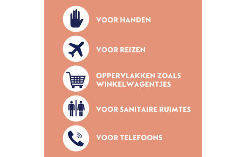 Dettol Hygienische Doekjes 2 in 1 - 12 stuks x6