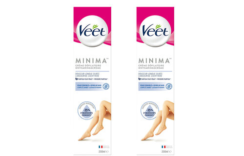 Veet Ontharingscreme - Gevoelige Huid - Minima - 200ml x2
