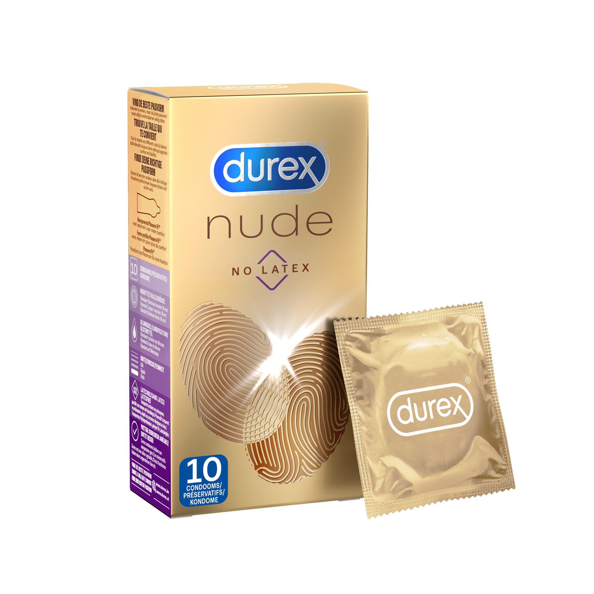 Durex Condooms Nude - Latexvrij - 10 stuks