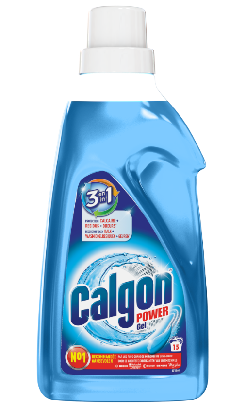 Calgon 3 in 1 Gel Wasmachinereiniger en Anti kalk - 15 Wasbeurten - 750ml