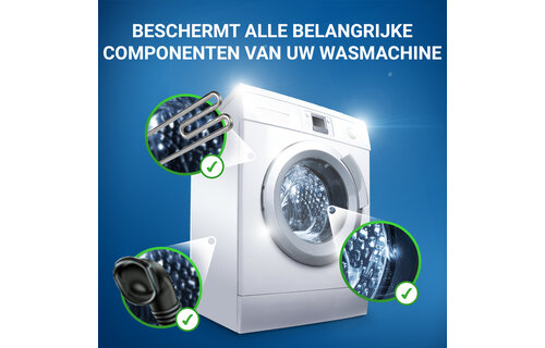 Calgon 3 in 1 Gel Wasmachinereiniger en Anti kalk - 15 Wasbeurten - 750ml