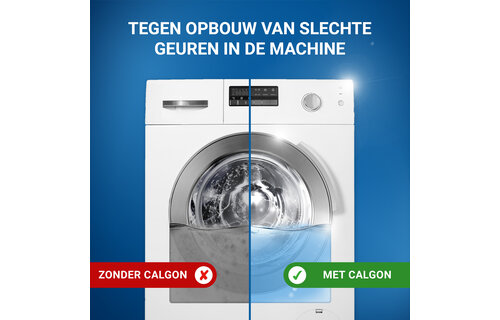 Calgon 3 in 1 Gel Wasmachinereiniger en Anti kalk - 15 Wasbeurten - 750ml