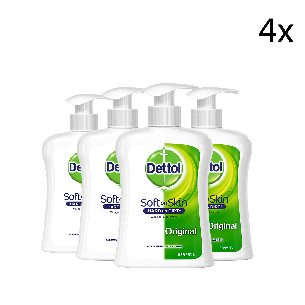 Dettol Handzeep - Original - 250ml x4