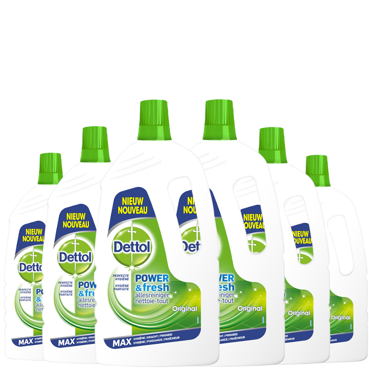 Dettol Allesreiniger Power & Fresh - Original - 1,5L x6