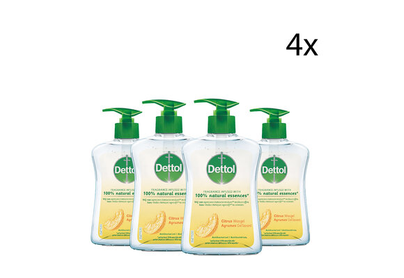 Dettol Handzeep - Citrus - 250ml x4