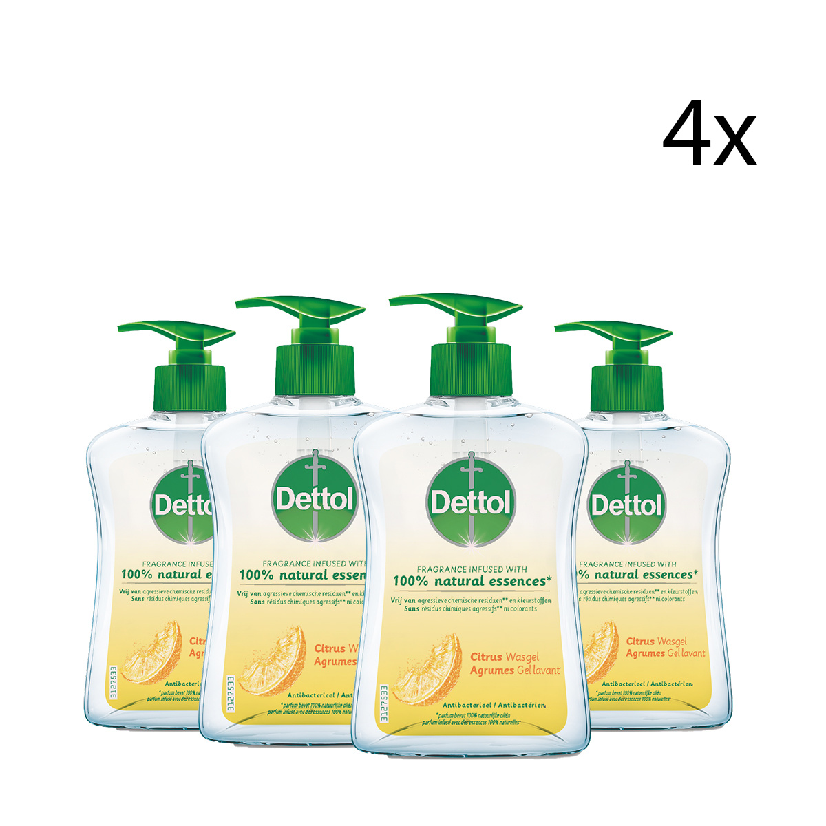 Dettol Handzeep - Citrus - 250ml x4