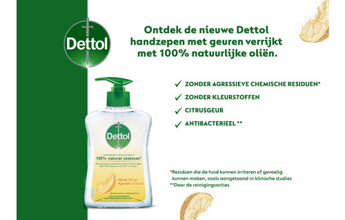 Dettol Handzeep - Citrus - 250ml x4