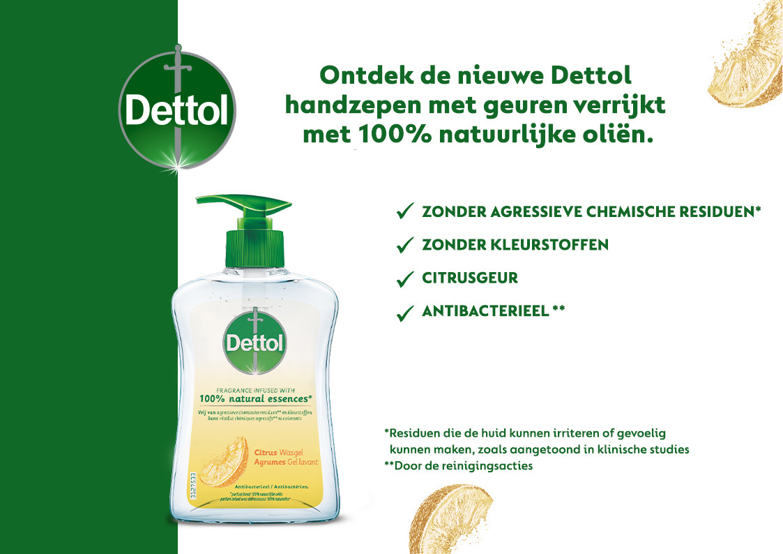 Dettol Handzeep - Citrus - 250ml x4