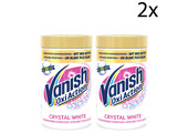 Vanish Oxi Action Crystal White Base Poeder - Voor Witte Was - 1,2kg x2