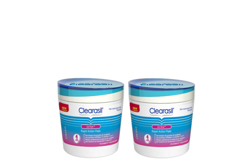 Clearasil Reinigingsdoekjes Ultra Pads 65 stuks x2