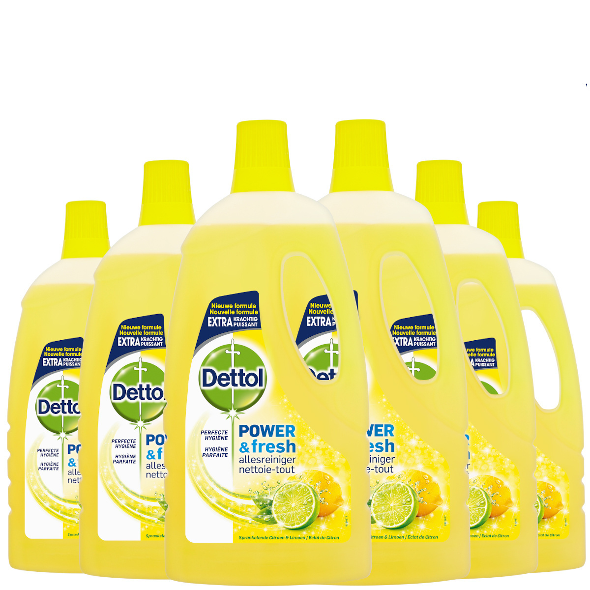 Dettol Allesreiniger Power & Fresh - Citrus - 1L x6