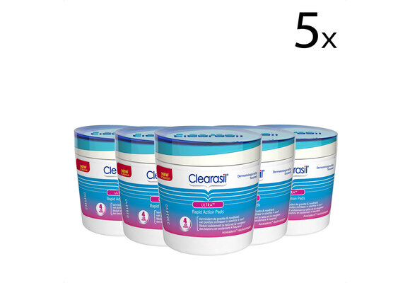 Clearasil Reinigingsdoekjes Ultra Pads 65 stuks x5