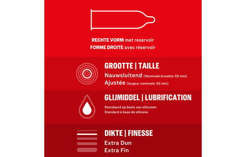 Durex Condooms Thin Feel Extra Thin 10st x6