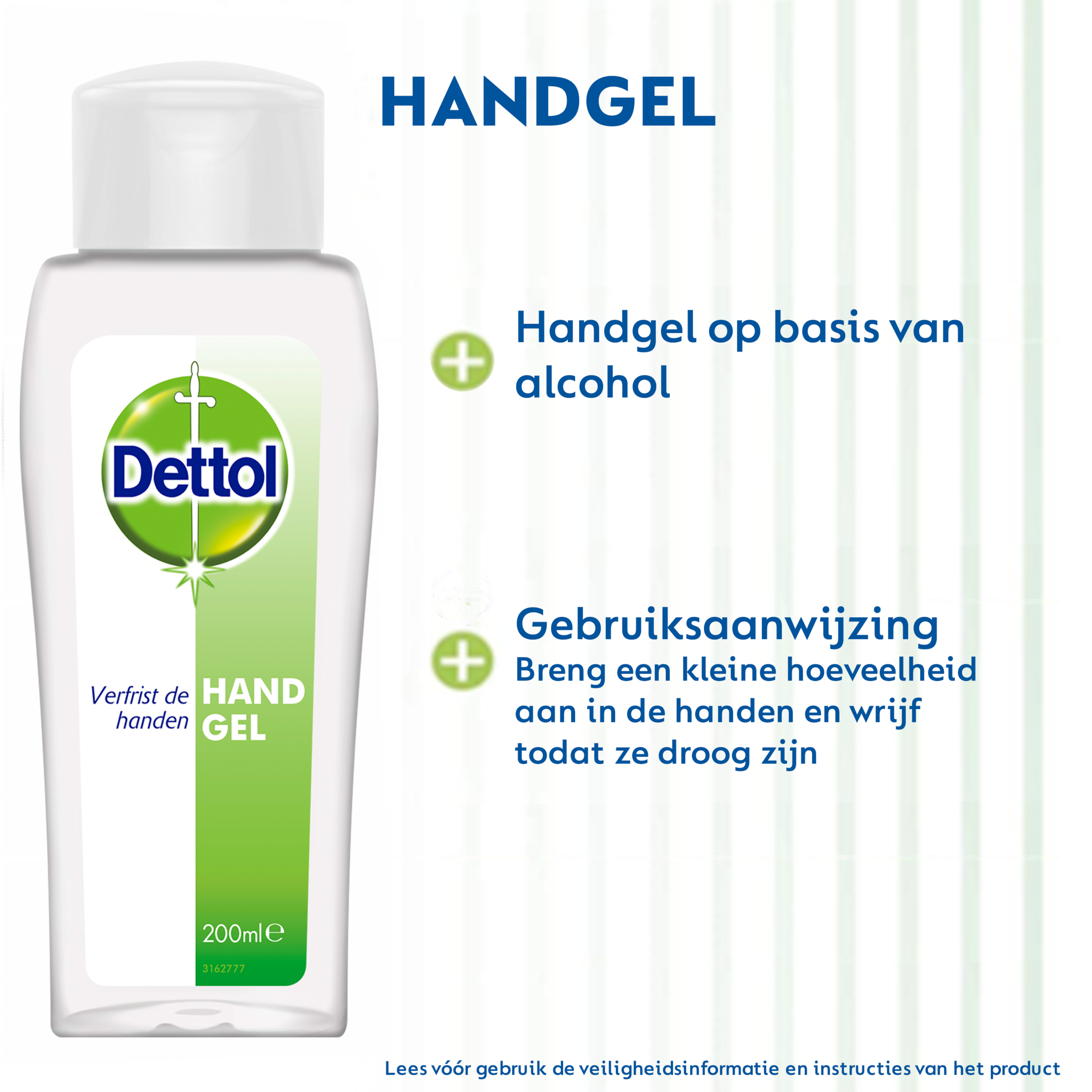 Dettol handgel - Op basis van alcohol - Handgel - 200ml x6