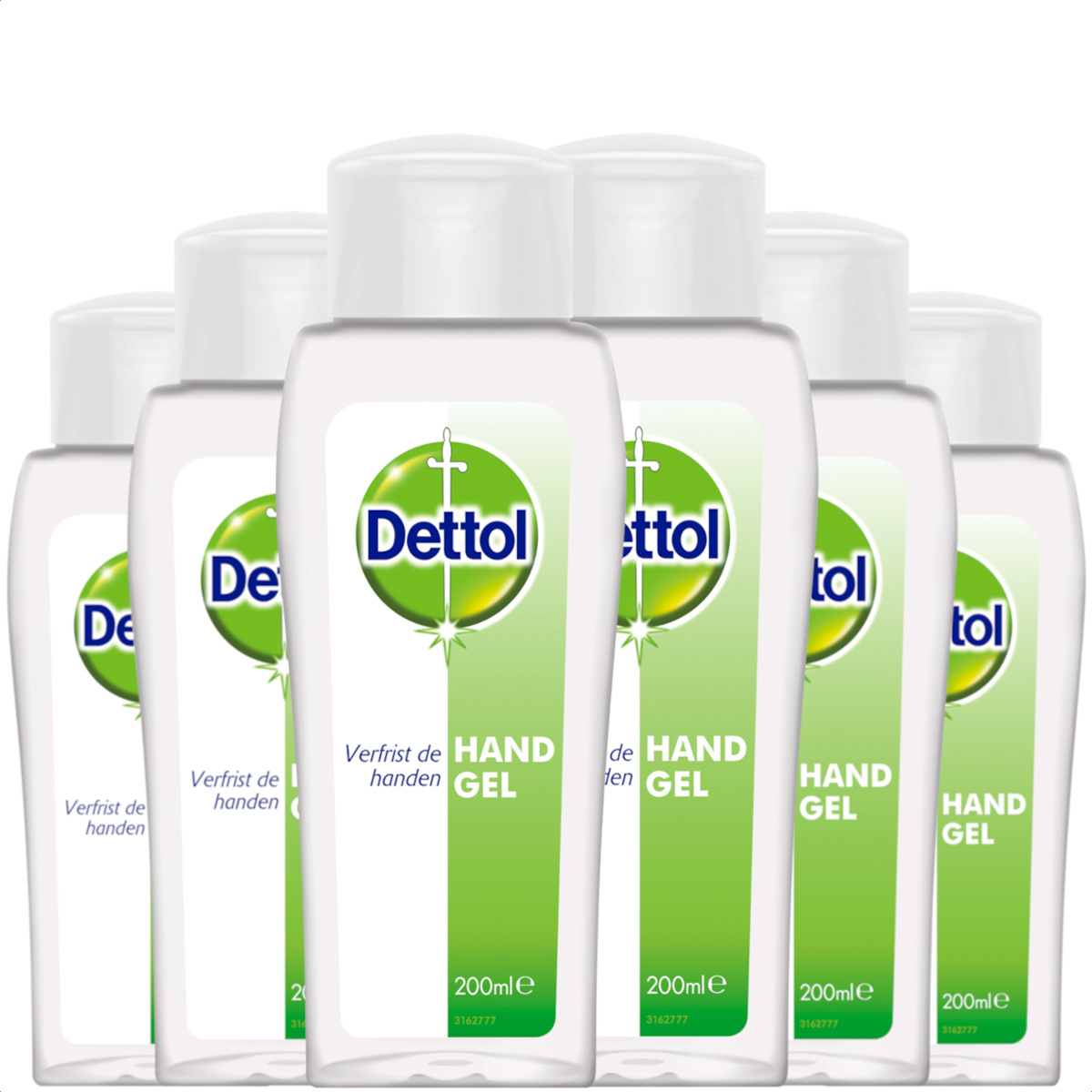 Dettol handgel - Op basis van alcohol - Handgel - 200ml x6