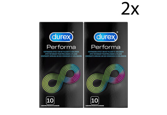 Durex Condooms Performa 10st - 2 Stuks - Voordeelverpakking