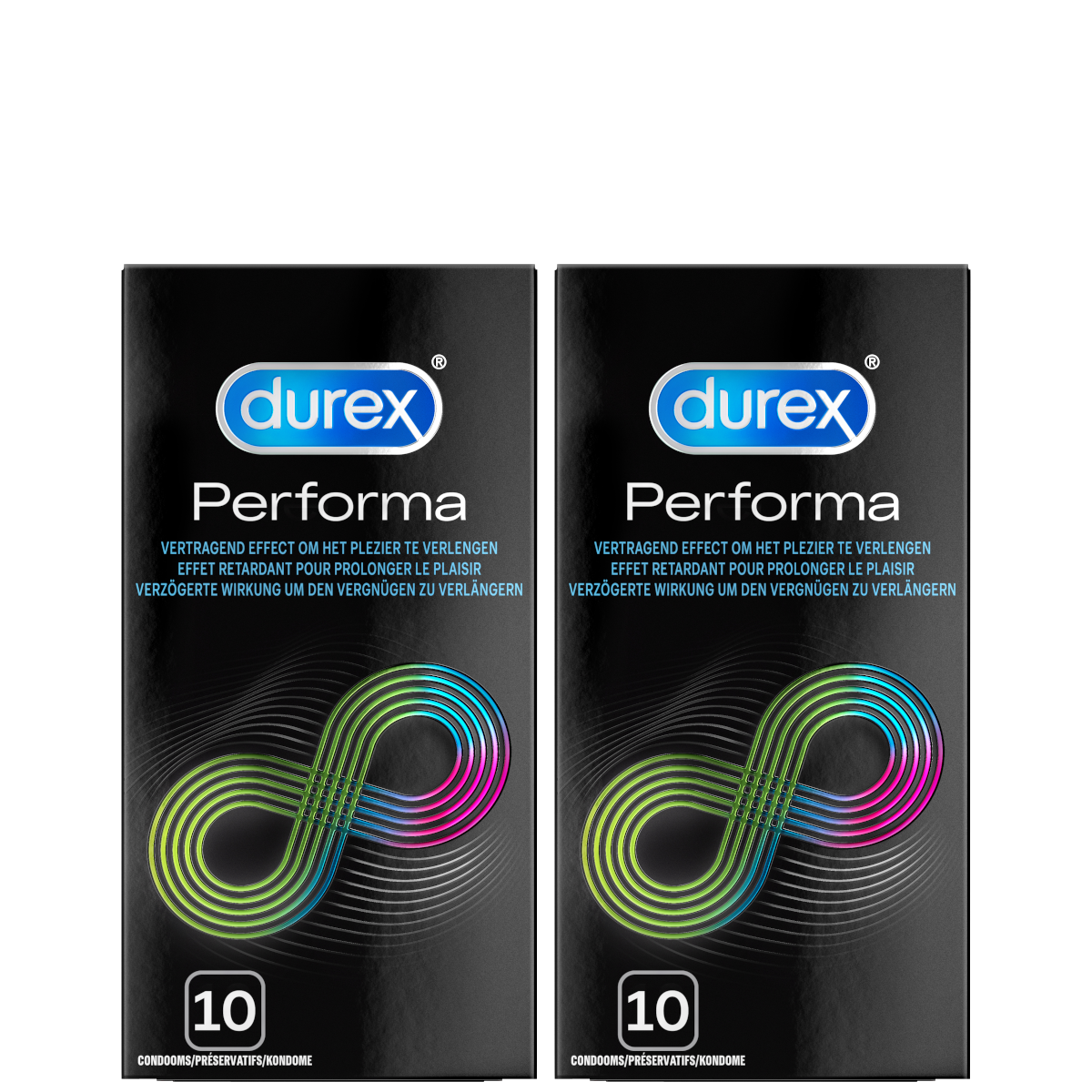 Durex Condooms Performa 10st - 2 Stuks - Voordeelverpakking