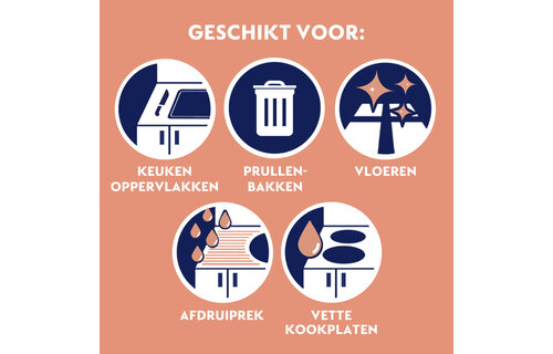 Dettol Allesreiniger Spray Power & Fresh - Keuken - 500ml x6