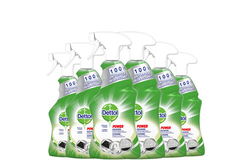 Dettol Allesreiniger Spray Power & Fresh - Keuken - 500ml x6