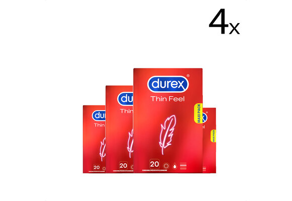 Durex Condooms Thin Feel 20st x4