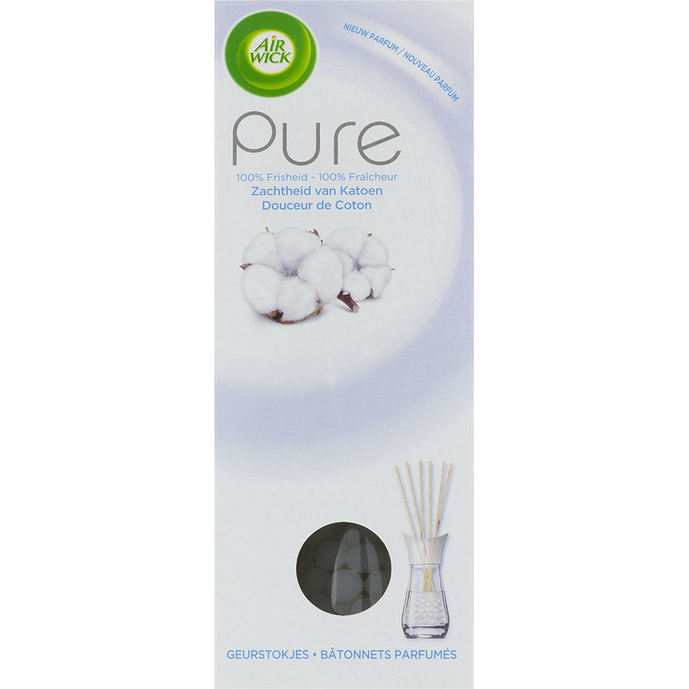 Air Wick Geurstokjes - Pure Zachtheid van Katoen