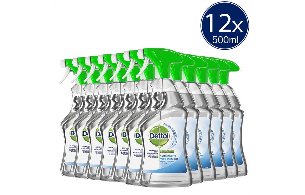 Dettol Trigger Multireiniger 500ML - 12 Stuks - Voordeelverpakking