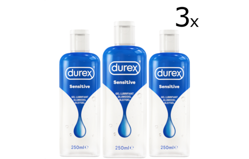 Durex Glijmiddel Sensitive - 250 ml x3