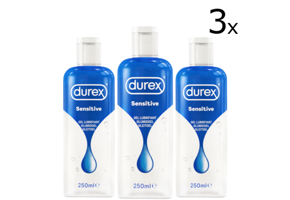 Durex Glijmiddel Sensitive - 250 ml x3