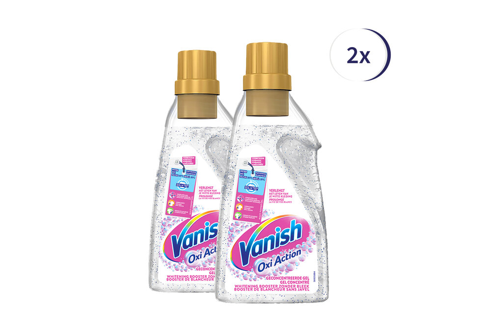 Vanish Oxi Action Whitening Booster Liquid - 750ml x2