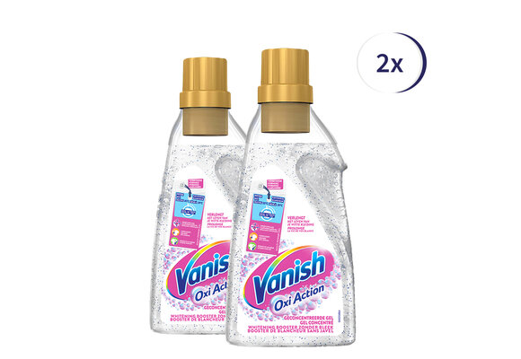 Vanish Oxi Action Whitening Booster Liquid - 750ml x2