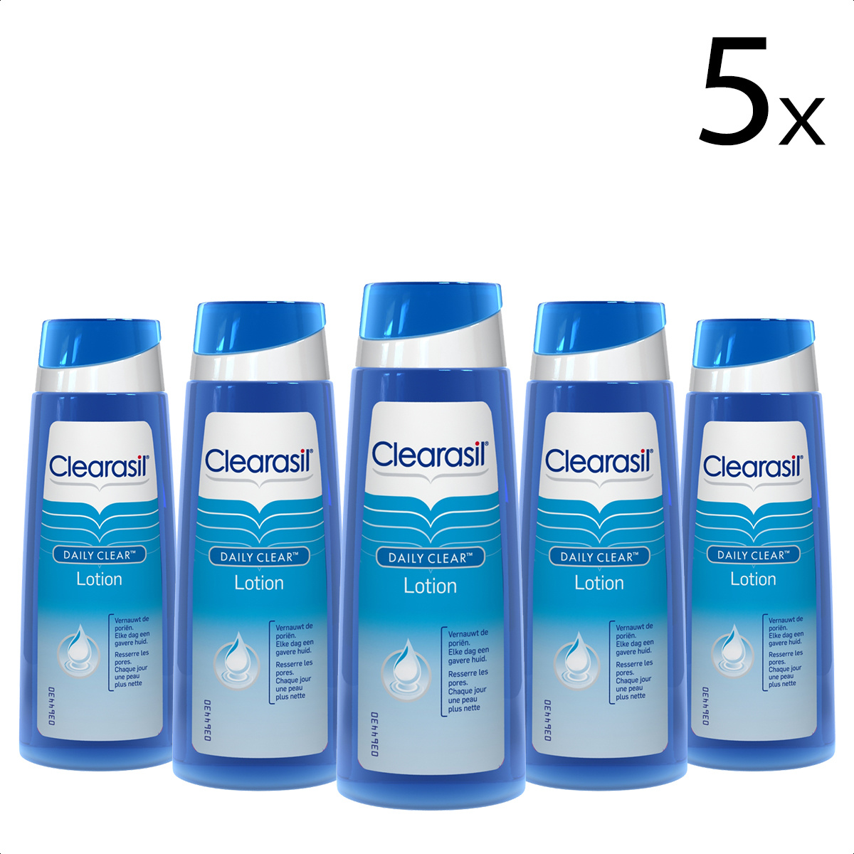 Clearasil Reinigingslotion Daily Clear 200ml x5