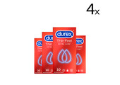 Durex Condooms Thin Feel Extra Lube 10st x4
