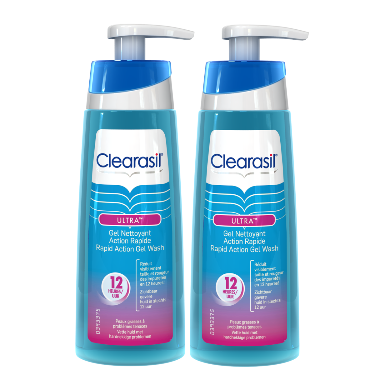 Clearasil Wasgel Ultra Gel Wash 200ml x2