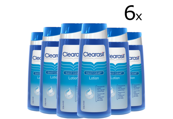 Clearasil Reinigingslotion Daily Clear 200ml x6