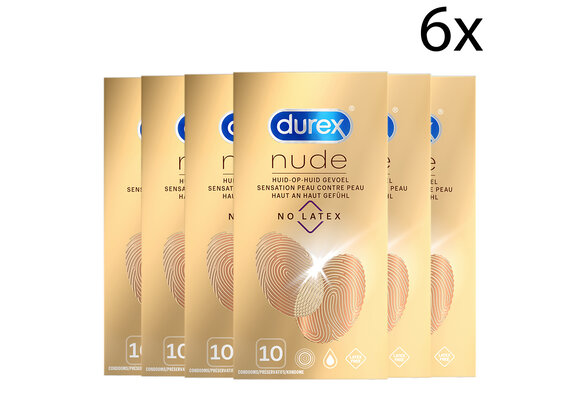 Durex Condooms Nude No Latex 10st x6