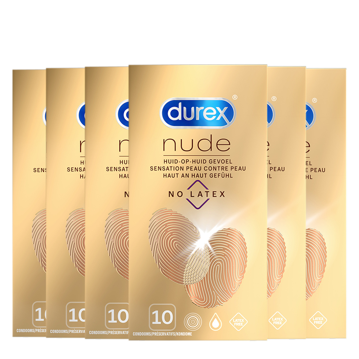 Durex Condooms Nude No Latex 10st x6