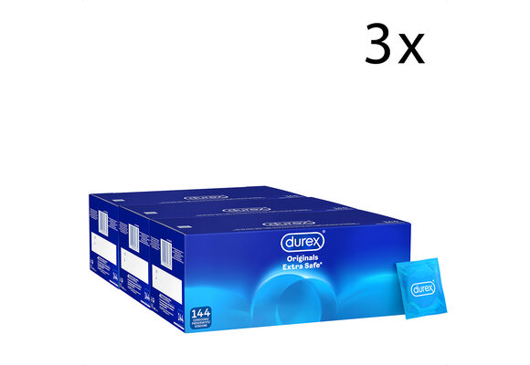Durex Condooms Extra Safe - 144 stuks x3