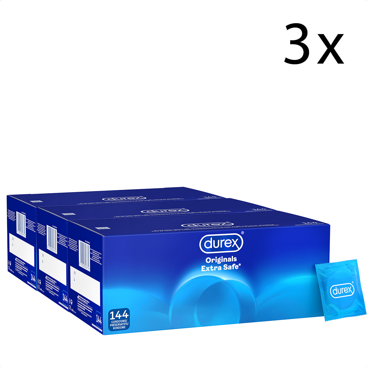 Durex Condooms Extra Safe - 144 stuks x3