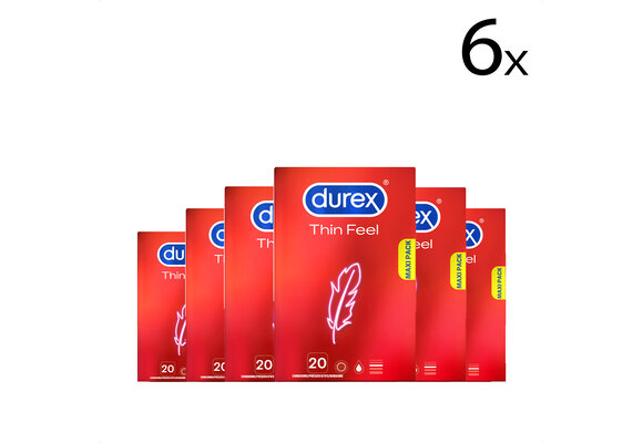 Durex Condooms Thin Feel 20st x6
