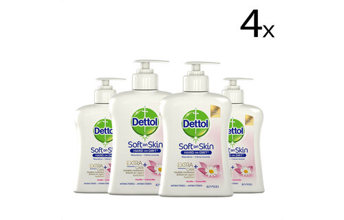Handzeep - Extra Care Gevoelige en Normale Huid Lotus  Kamille 250ml x4