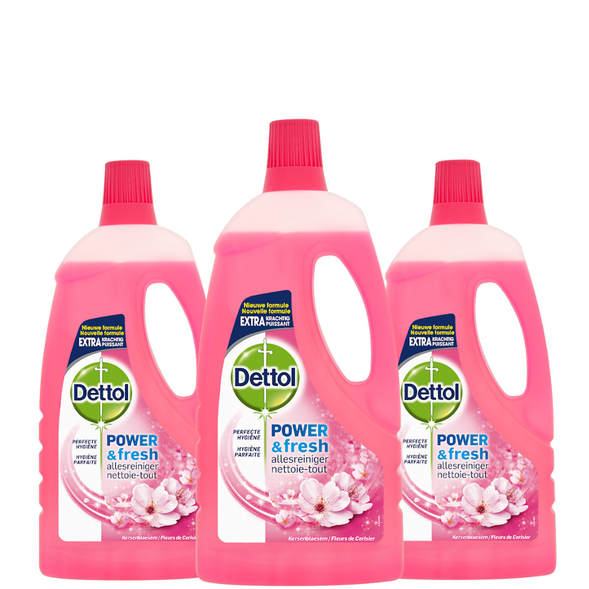 Dettol Allesreiniger Power & Fresh - Kersenbloesem - 1L x3