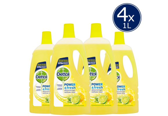 Allesreiniger Citrus 1L - 4 Stuks - Voordeelverpakking