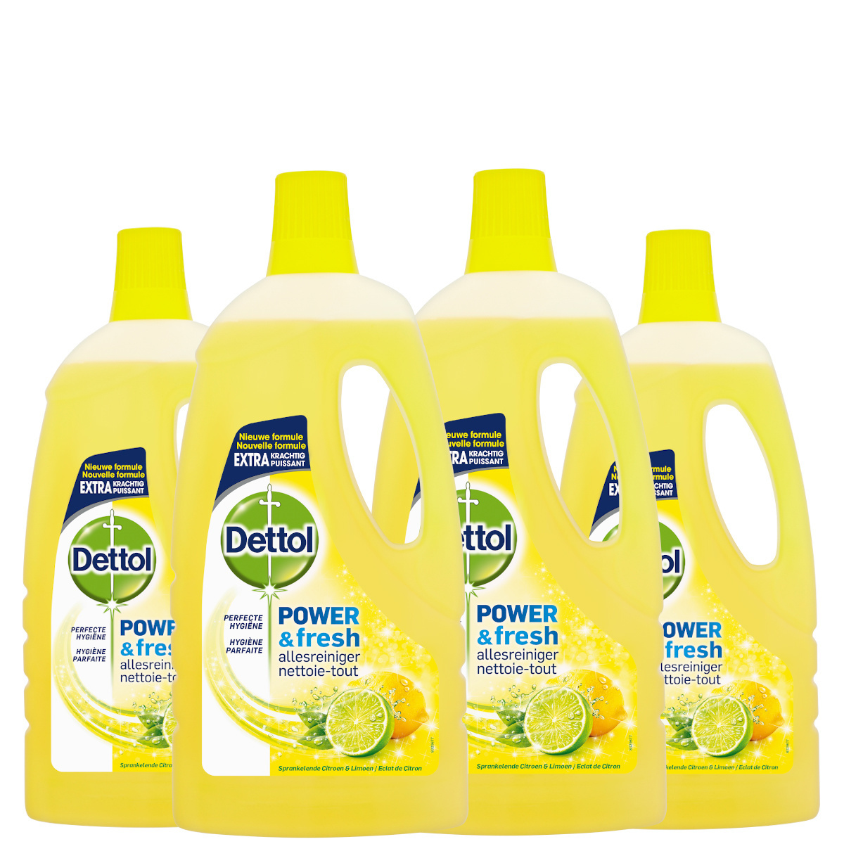 Dettol Allesreiniger Citrus 1L - 4 Stuks - Voordeelverpakking